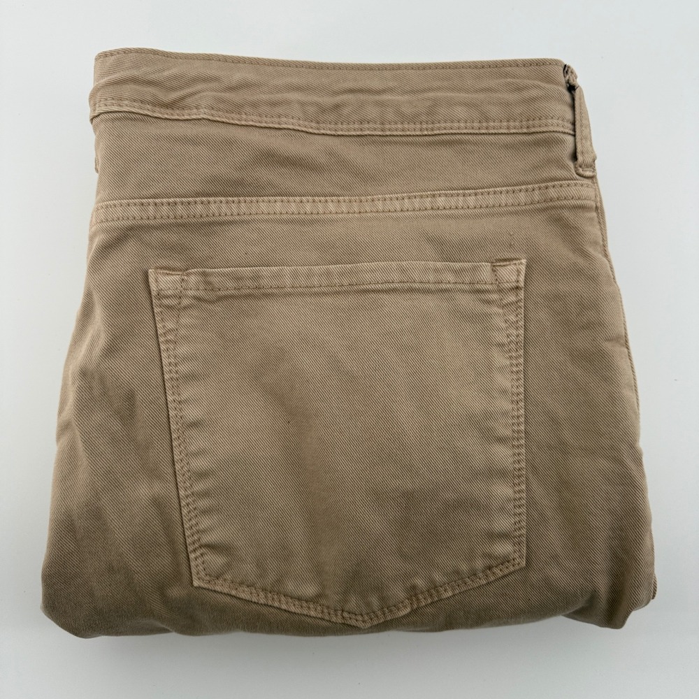 BONOBOS‎ Mens Straight Fit Khaki Cotton Spandex Jeans Pants Size 38 34